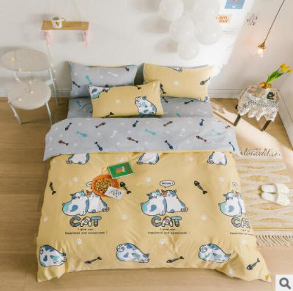 3D Little Cat 15033 Bed Pillowcases Quilt