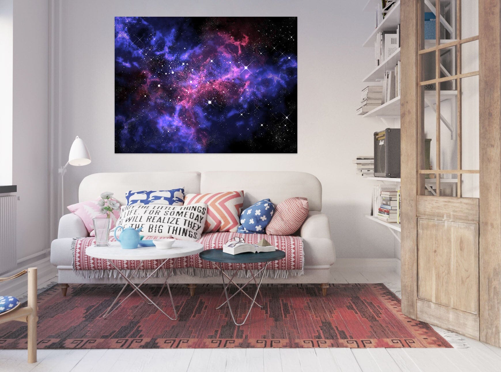 3D Purple Starry Sky 1069 Wall Sticker Wallpaper AJ Wallpaper 2 