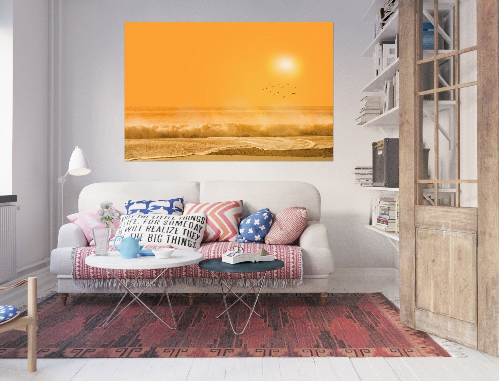 3D Sunset Sea 112 Marco Carmassi Wall Sticker Wallpaper AJ Wallpaper 2 