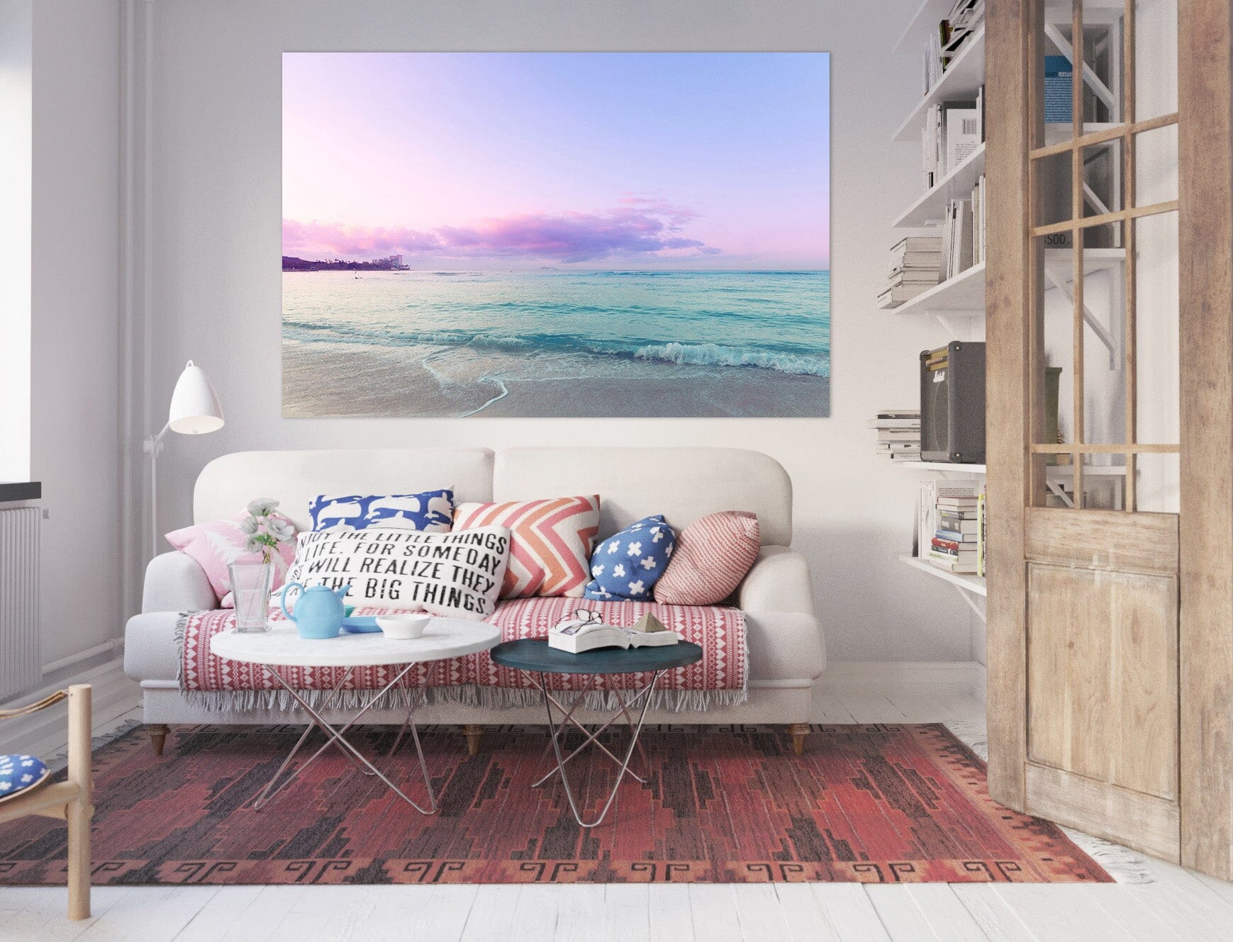 3D Purple Sky 015 Noirblanc777 Wall Sticker Wallpaper AJ Wallpaper 2 