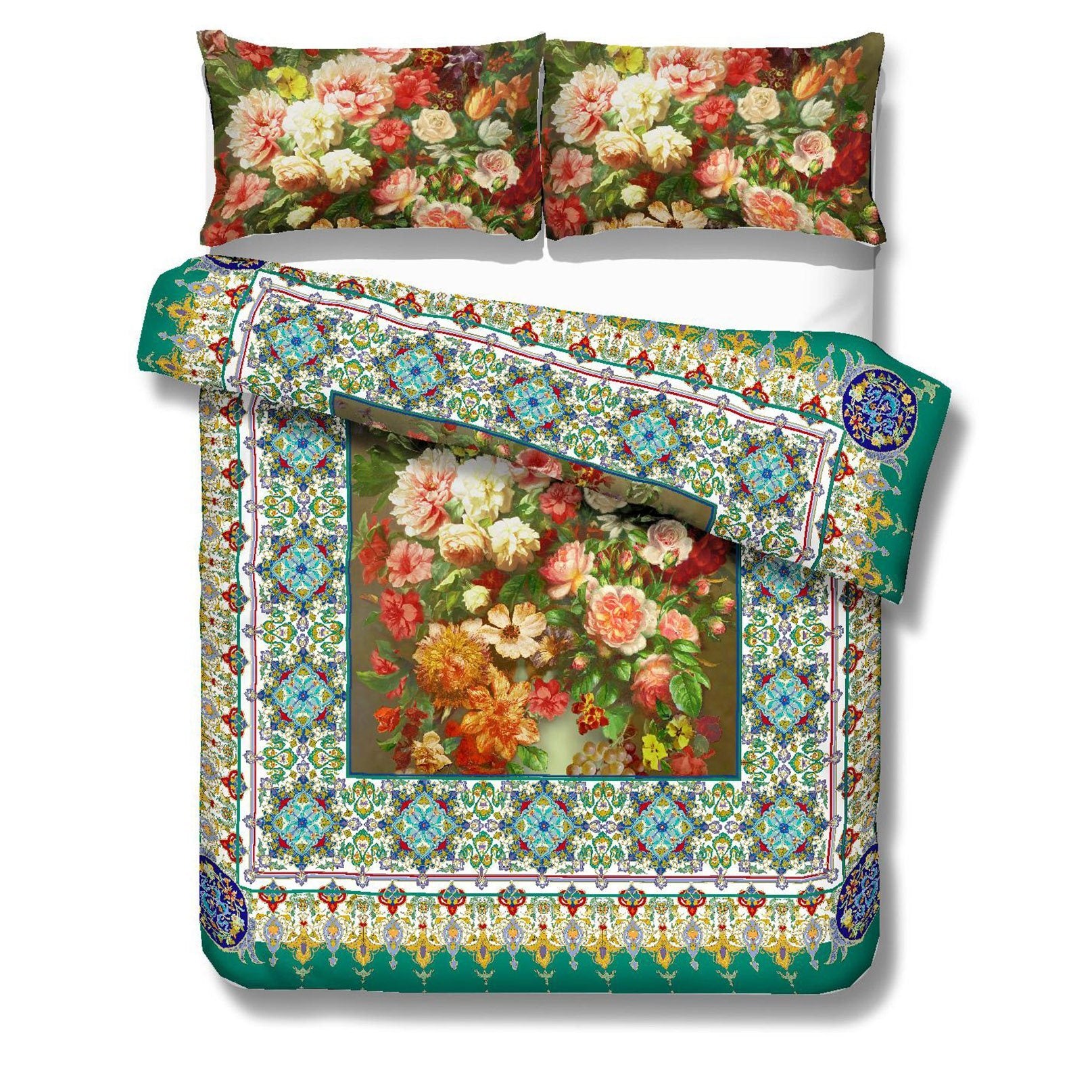 3D Oil Painting 221 Bed Pillowcases Quilt Wallpaper AJ Wallpaper 