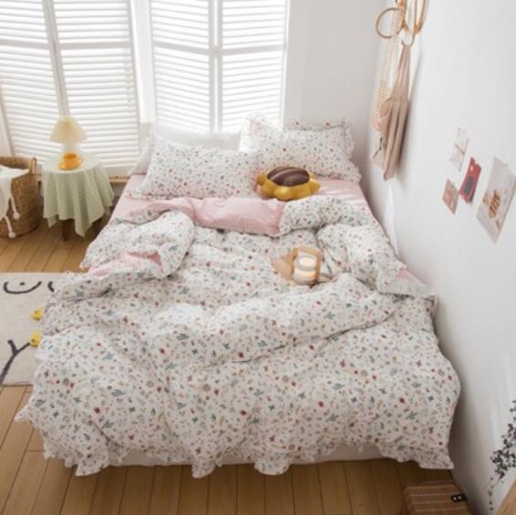 3D Pink Floral 40316 Bed Pillowcases Quilt