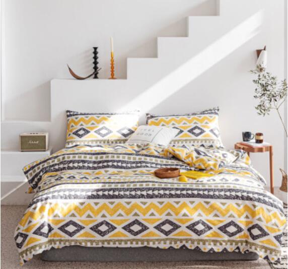 3D Yellow Totem Pattern 14012 Bed Pillowcases Quilt