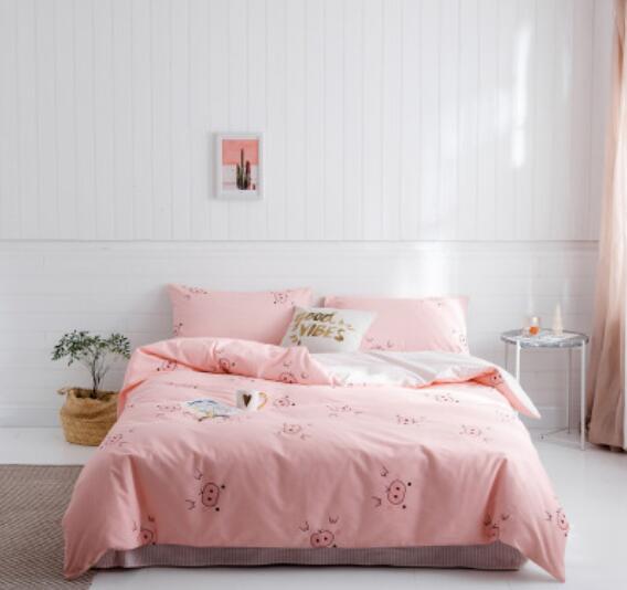 3D Pig 40098 Bed Pillowcases Quilt