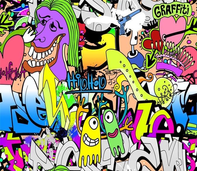 3D Graffiti Girls 047 Wallpaper AJ Wallpaper 