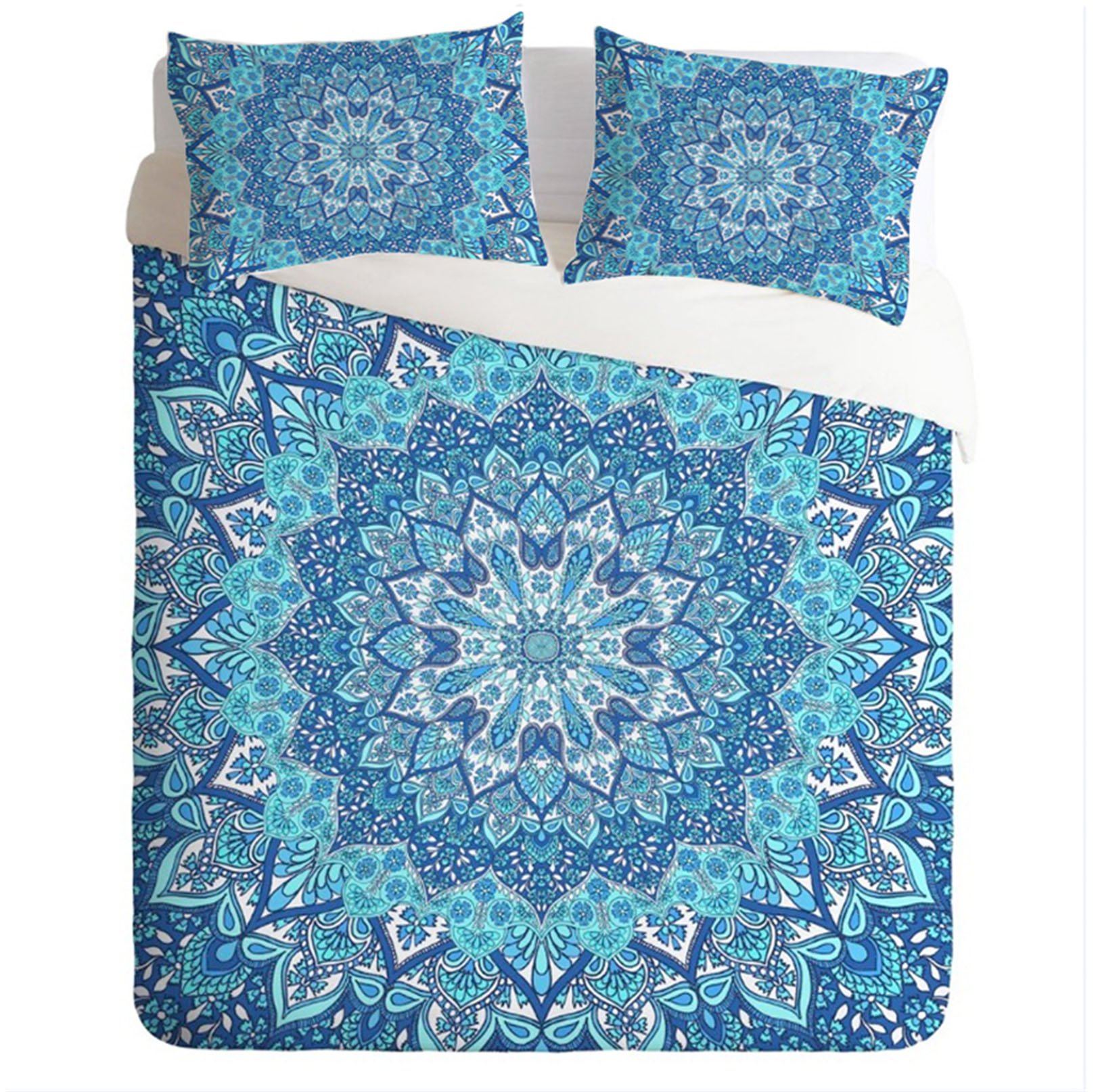 3D Elephant Blue 85 Bed Pillowcases Quilt Wallpaper AJ Wallpaper 