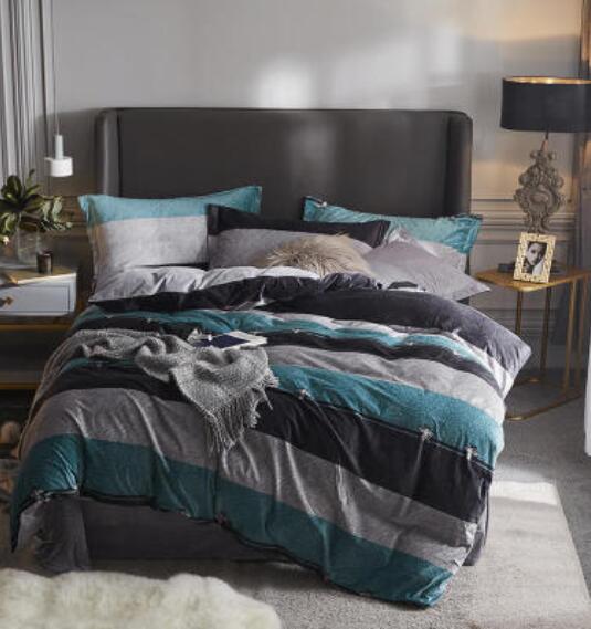 3D Gray And Green Bars 20003 Bed Pillowcases Quilt
