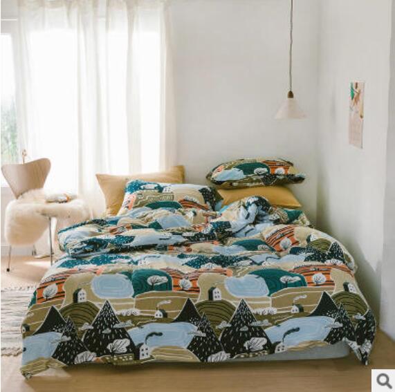 3D Village 17150 Bed Pillowcases Quilt