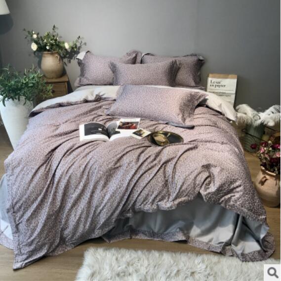 3D Gray 40049 Bed Pillowcases Quilt