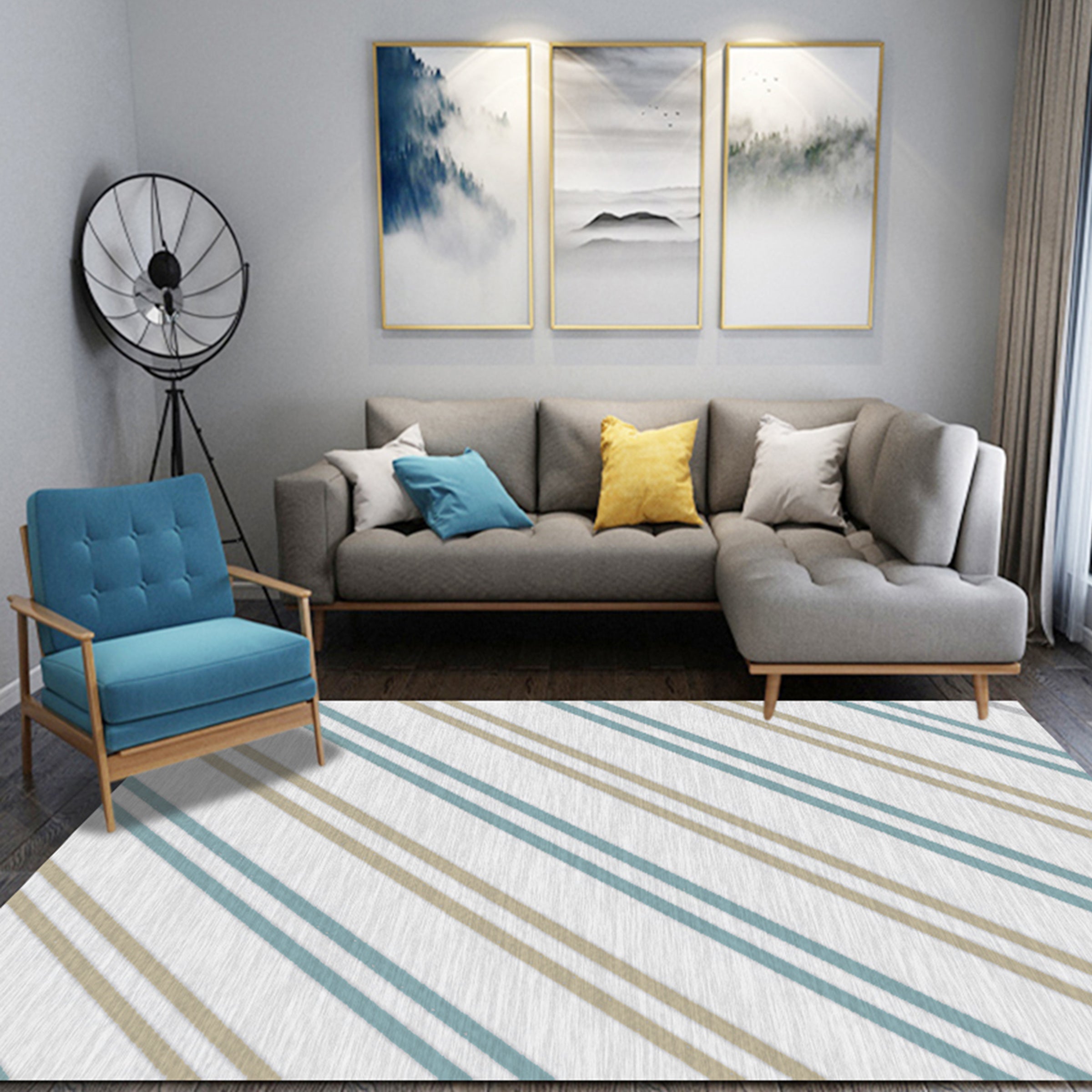 3D Color Pattern WG273 Non Slip Rug Mat Mat AJ Creativity Home 