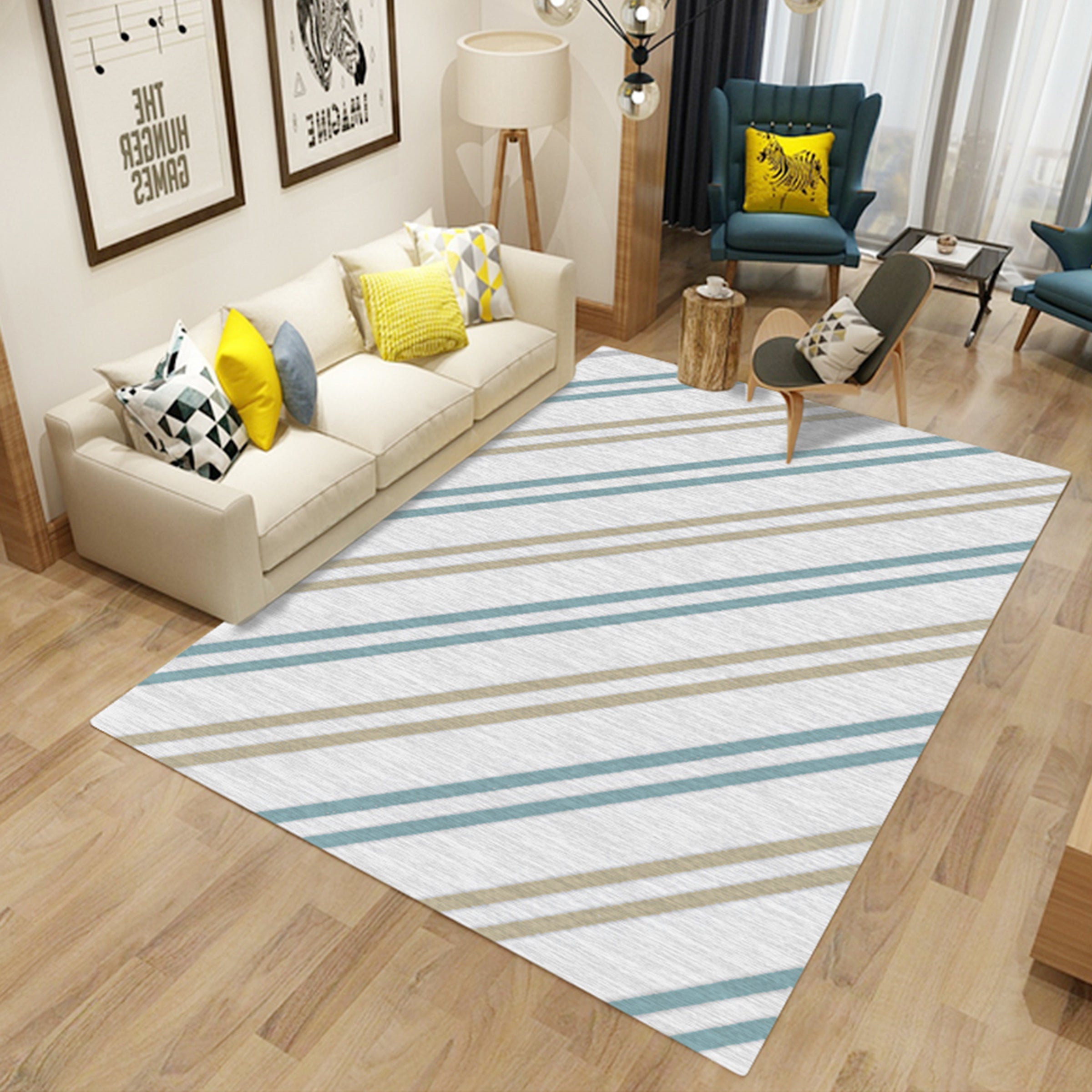 3D Color Pattern WG273 Non Slip Rug Mat Mat AJ Creativity Home 