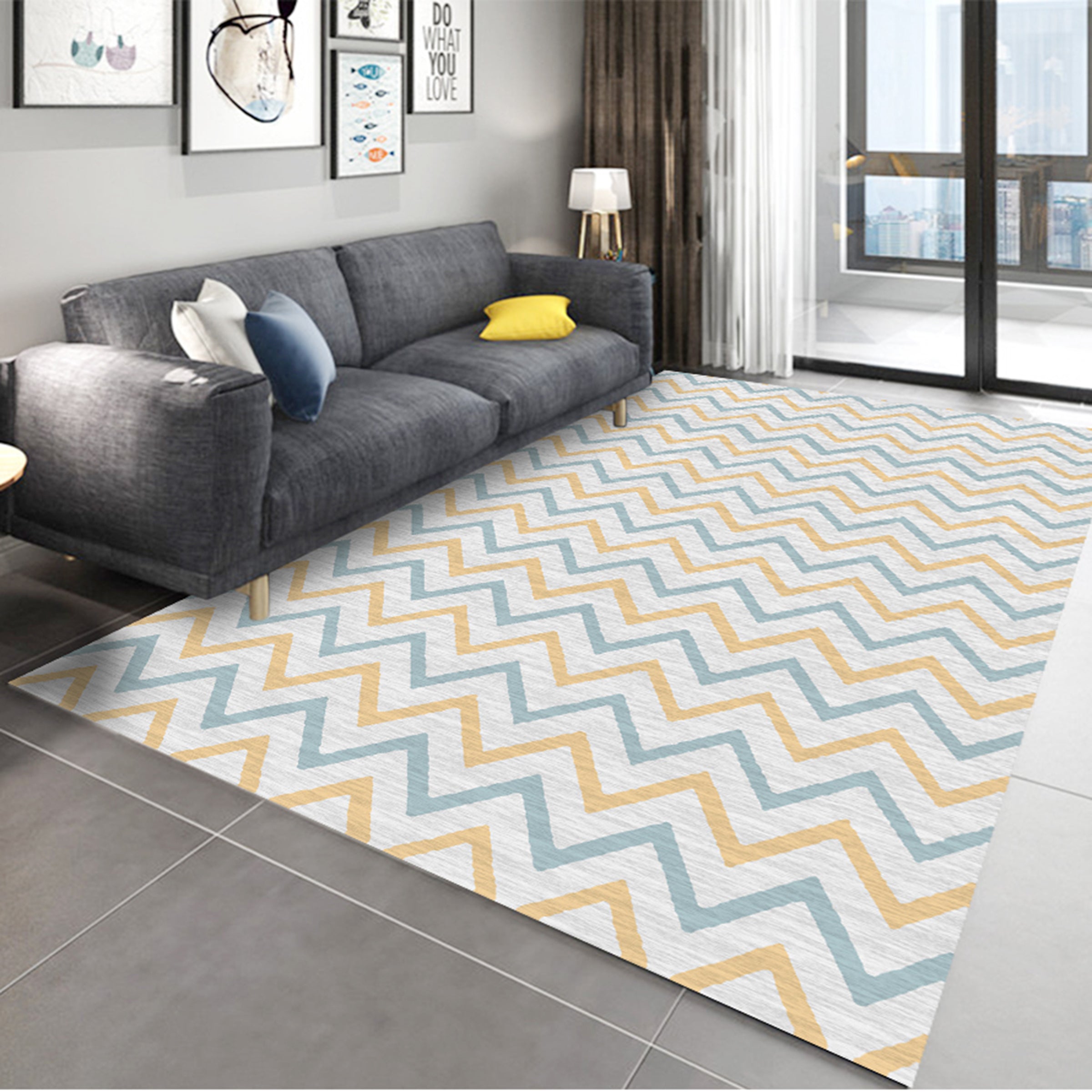 3D Color Pattern WG276 Non Slip Rug Mat Mat AJ Creativity Home 