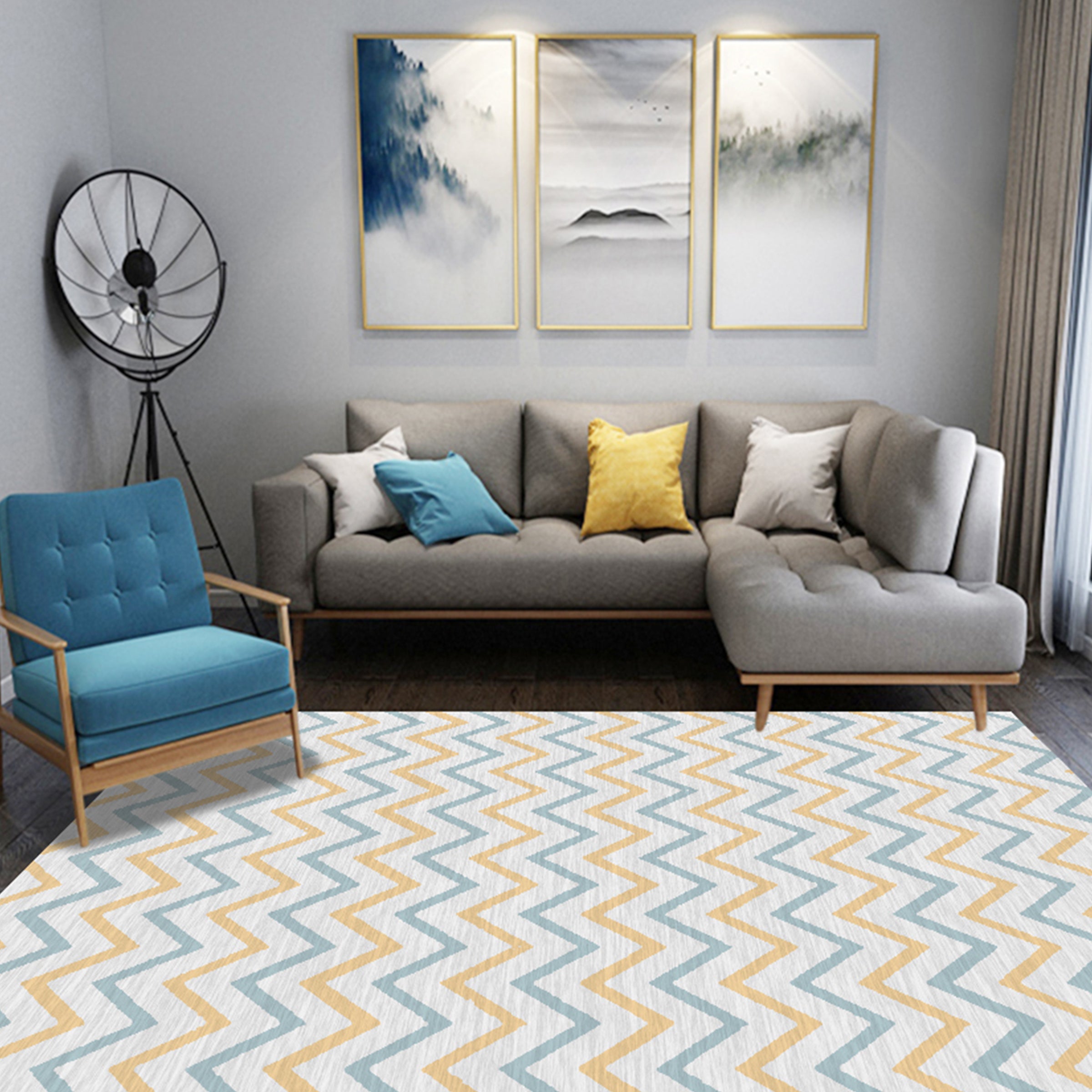 3D Color Pattern WG277 Non Slip Rug Mat Mat AJ Creativity Home 