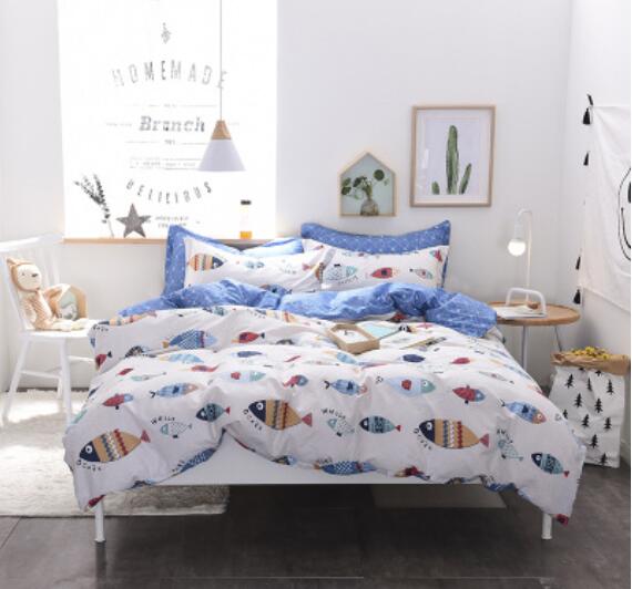 3D Color Fish 30173 Bed Pillowcases Quilt