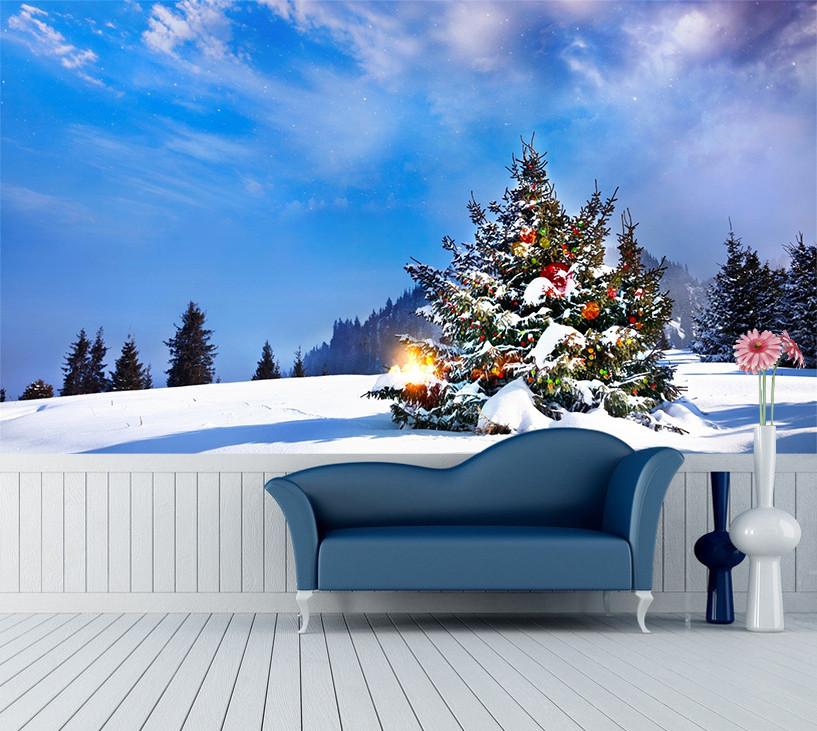 3D Christmas Tree 078 Wallpaper AJ Wallpaper 