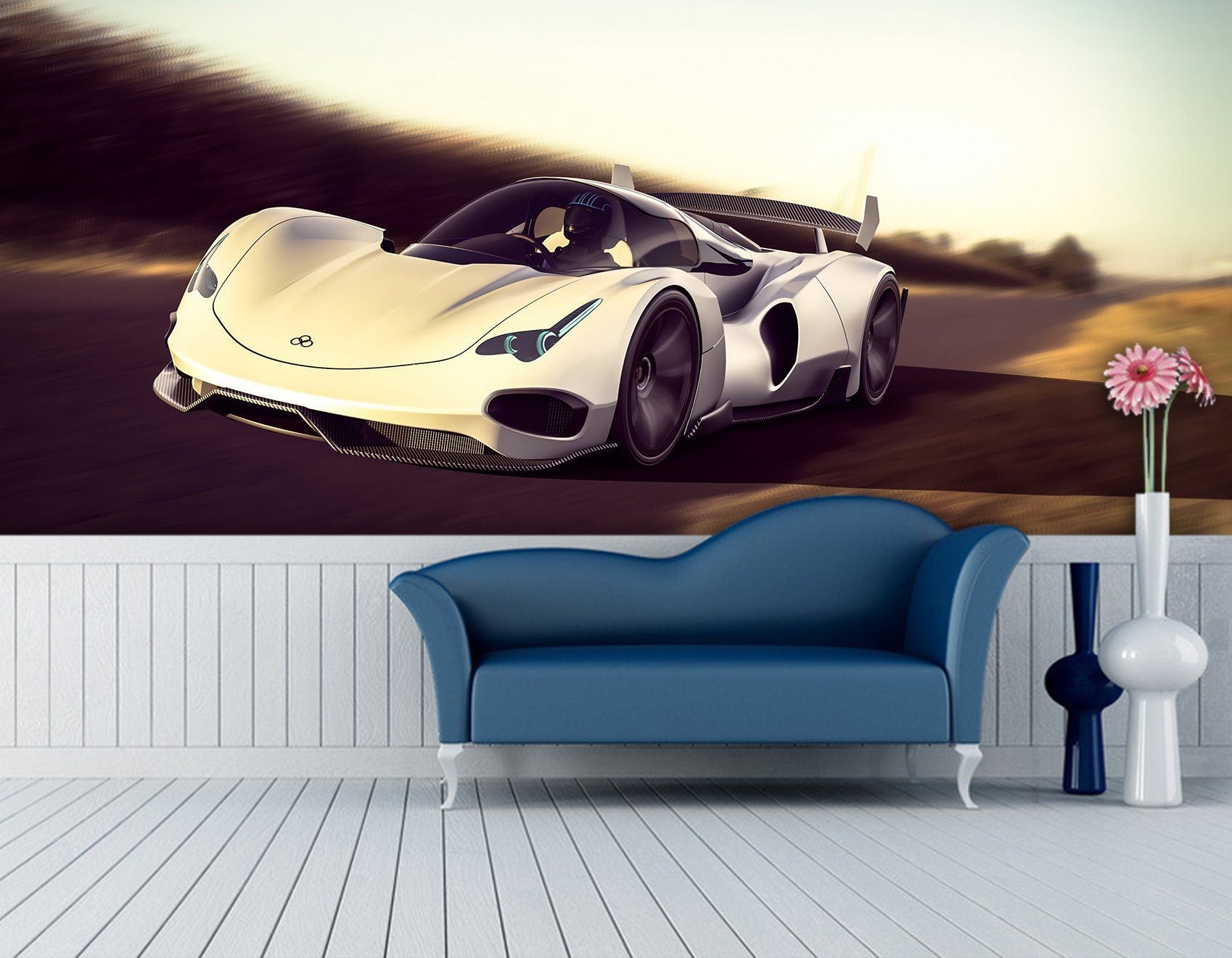 3D Supercar Road 970 Vehicle Wall Murals Wallpaper AJ Wallpaper 2 