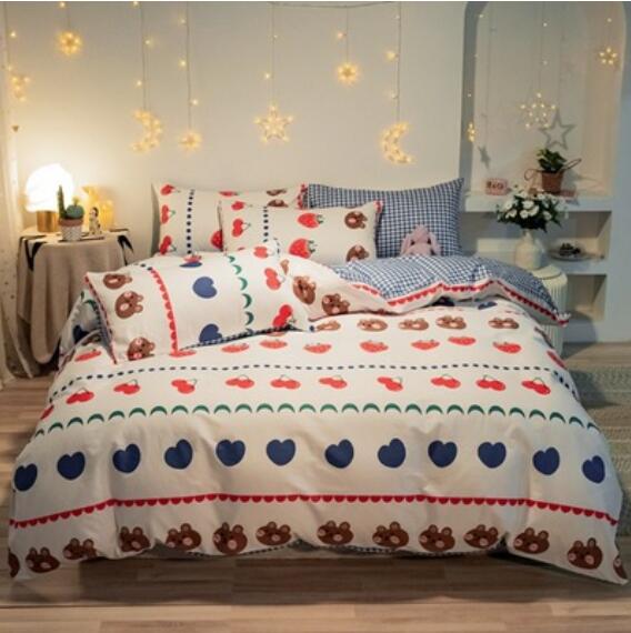 3D Heart Pattern 40307 Bed Pillowcases Quilt