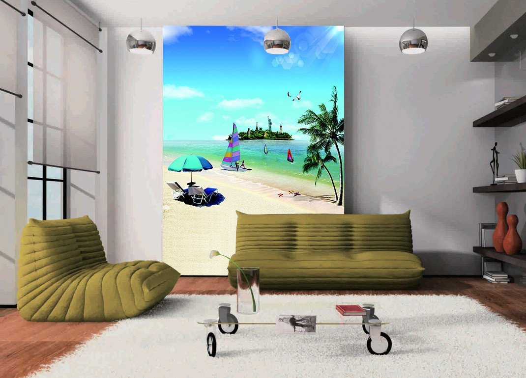 Sunny Beach Wallpaper AJ Wallpaper 