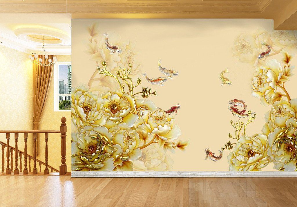 Yellow Fields Flower 31 Wallpaper AJ Wallpaper 1 