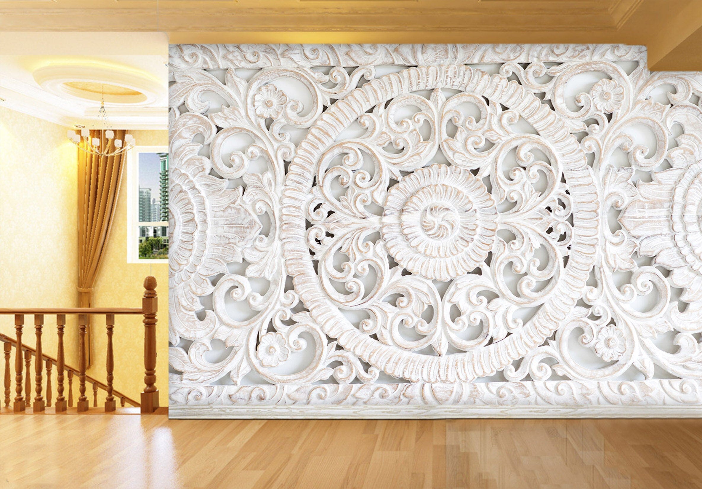 3D Religious Pattern 1574 Wall Murals Wallpaper AJ Wallpaper 2 