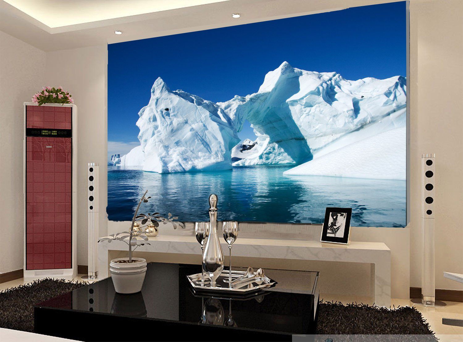 Snow-White Iceberg Wallpaper AJ Wallpaper 