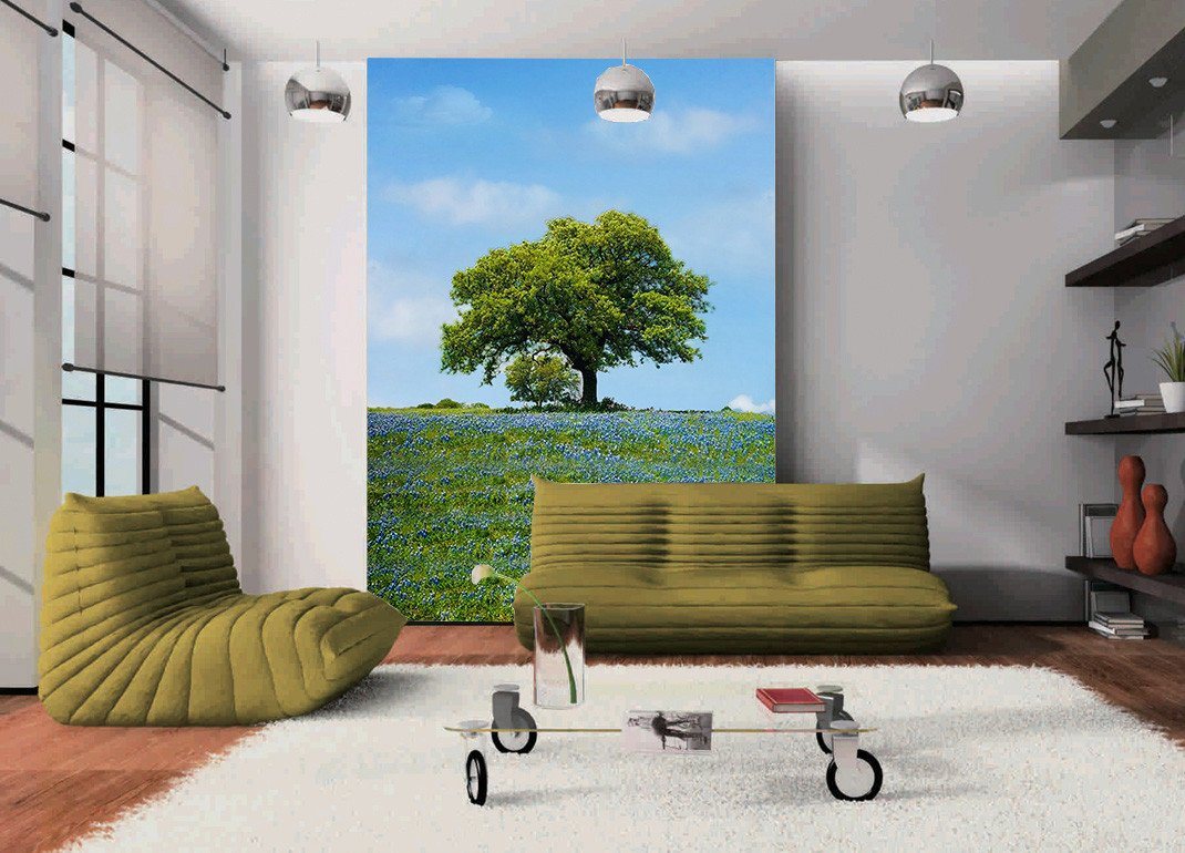Wildflowers And Trees Wallpaper AJ Wallpaper 
