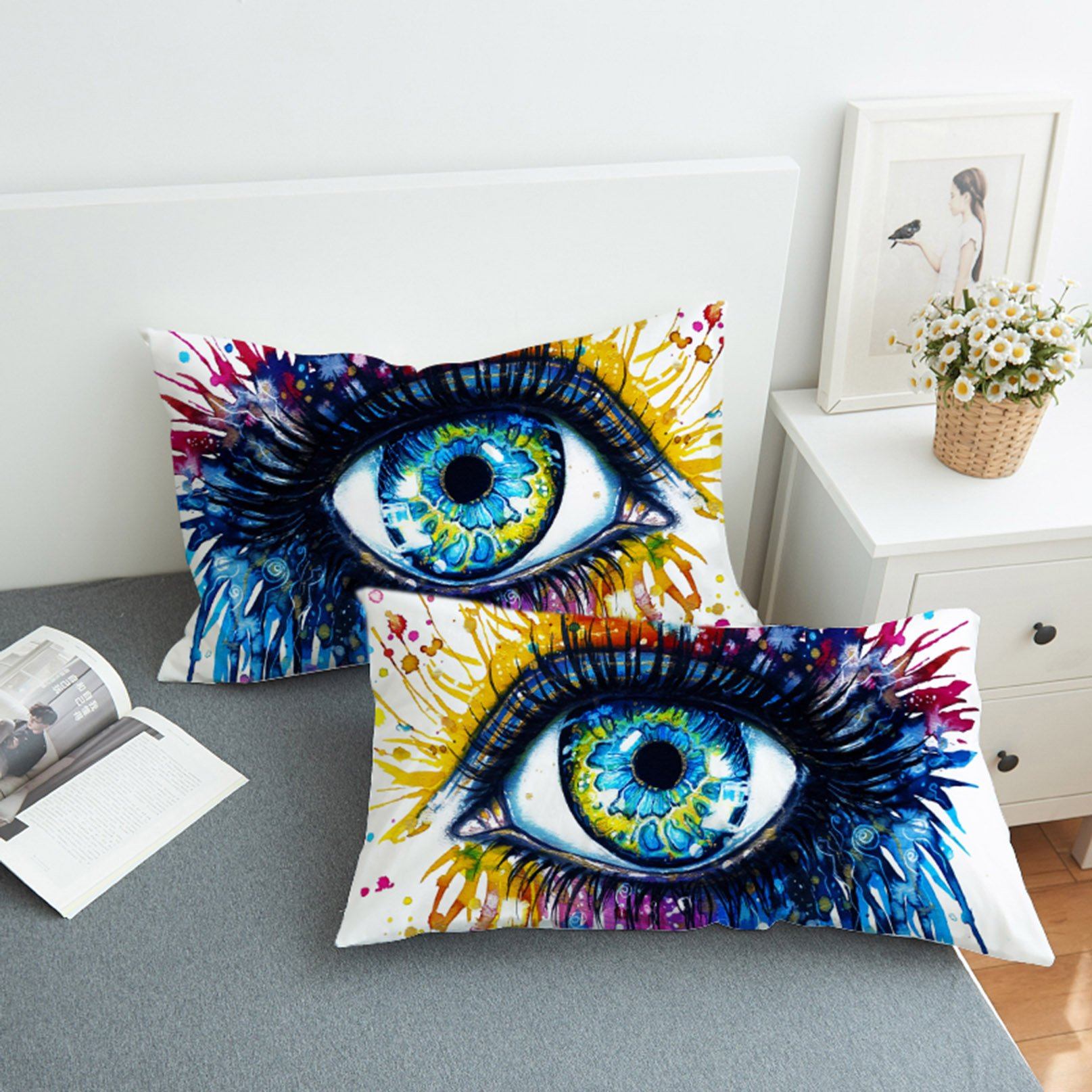 3D Black Tears 215 Bed Pillowcases Quilt Wallpaper AJ Wallpaper 