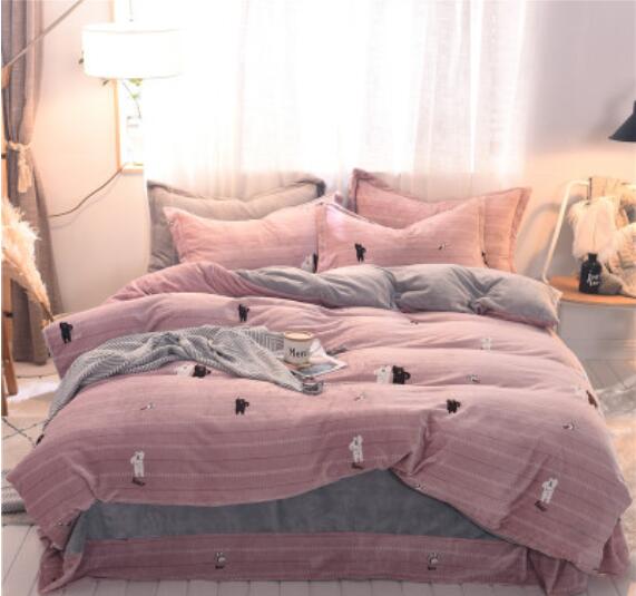 3D Pink 20130 Bed Pillowcases Quilt