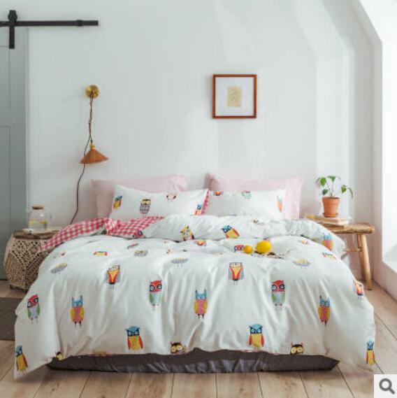 3D Color Owl 15114 Bed Pillowcases Quilt