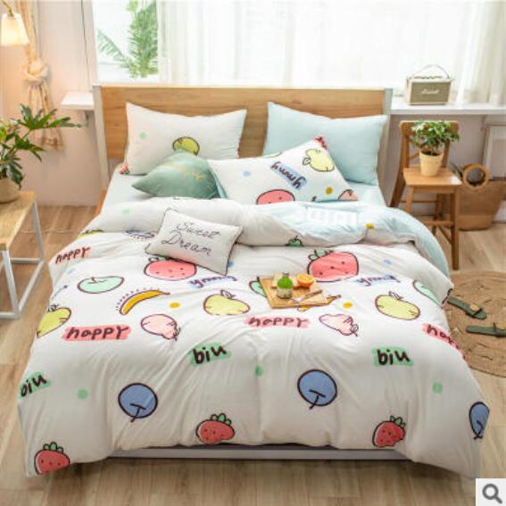 3D Cartoon Fruit 40273 Bed Pillowcases Quilt