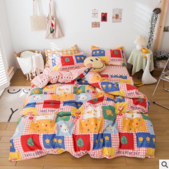 3D Color Block 40237 Bed Pillowcases Quilt