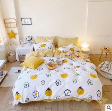 3D Fruit Flowers 40181 Bed Pillowcases Quilt