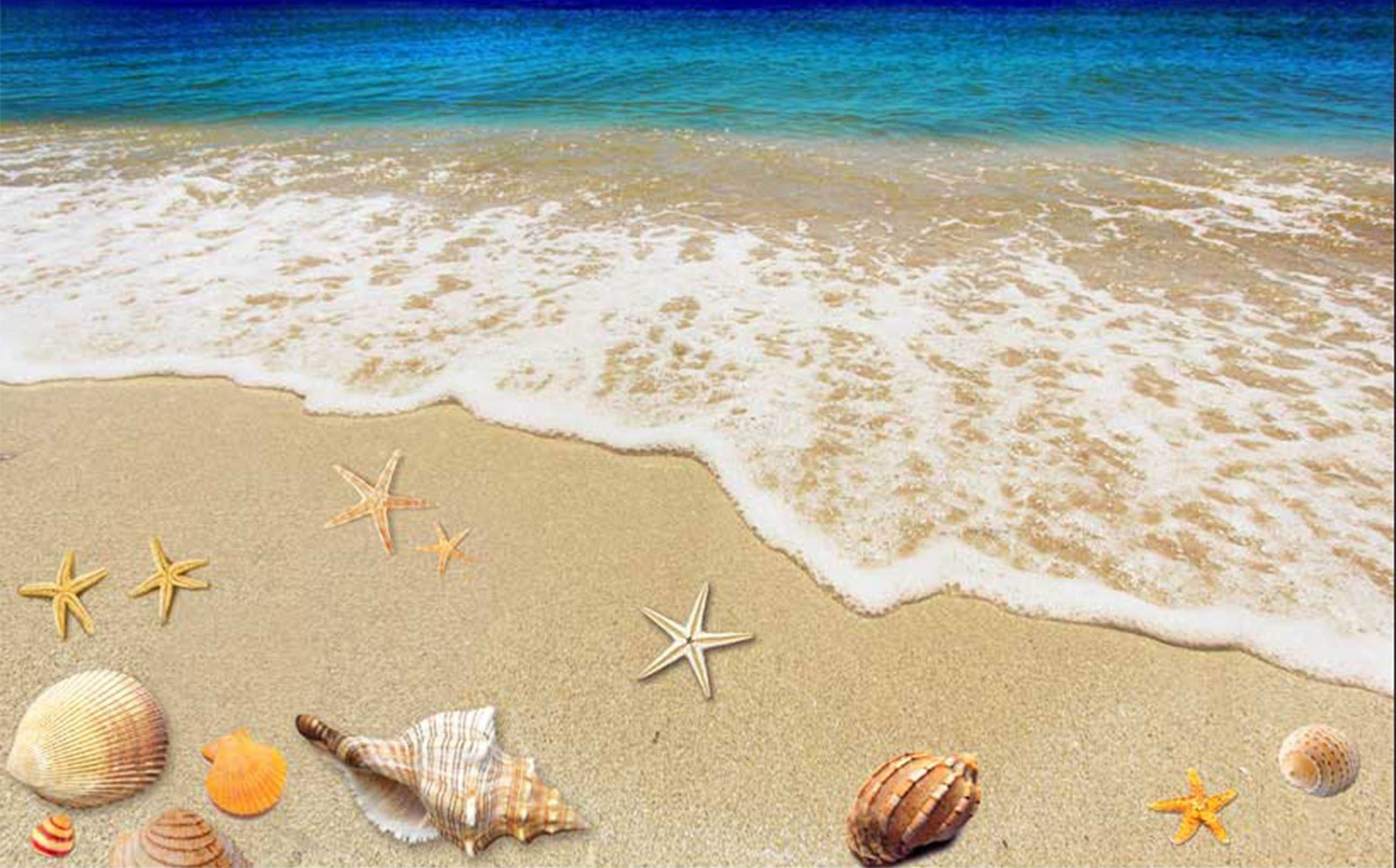 3D Beach Scenery 037 Kitchen Mat Floor Mural Wallpaper AJ Wallpaper 