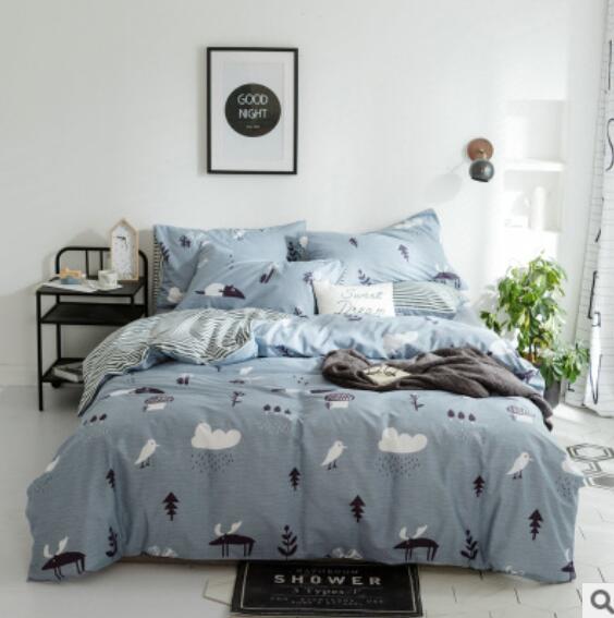 3D Grey Animal Cloud 20319 Bed Pillowcases Quilt