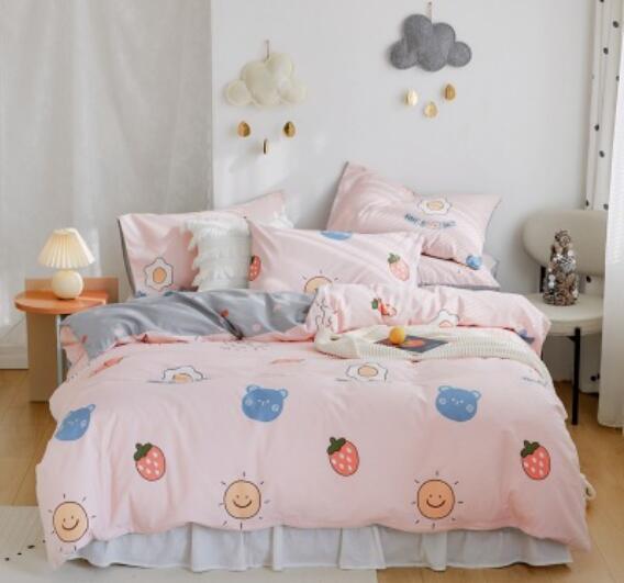 3D Strawberry Sun 20023 Bed Pillowcases Quilt