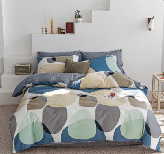 3D Brown Green Circle 14064 Bed Pillowcases Quilt