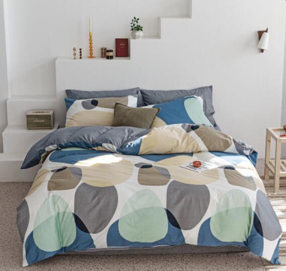 3D Green Gray Circle 30084 Bed Pillowcases Quilt