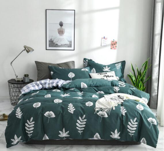 3D Leaves 40010 Bed Pillowcases Quilt