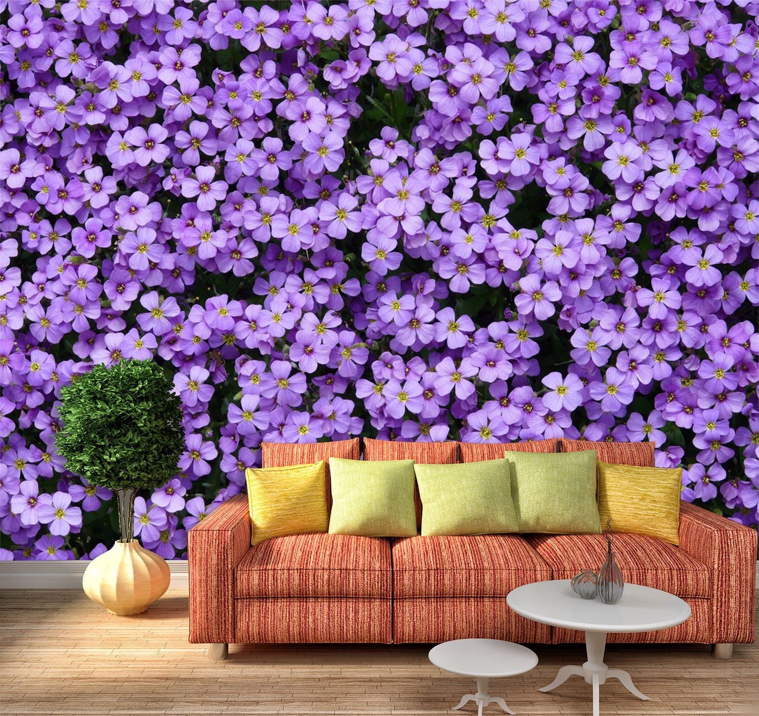 3D Purple Wisteria 766 Wallpaper AJ Wallpaper 
