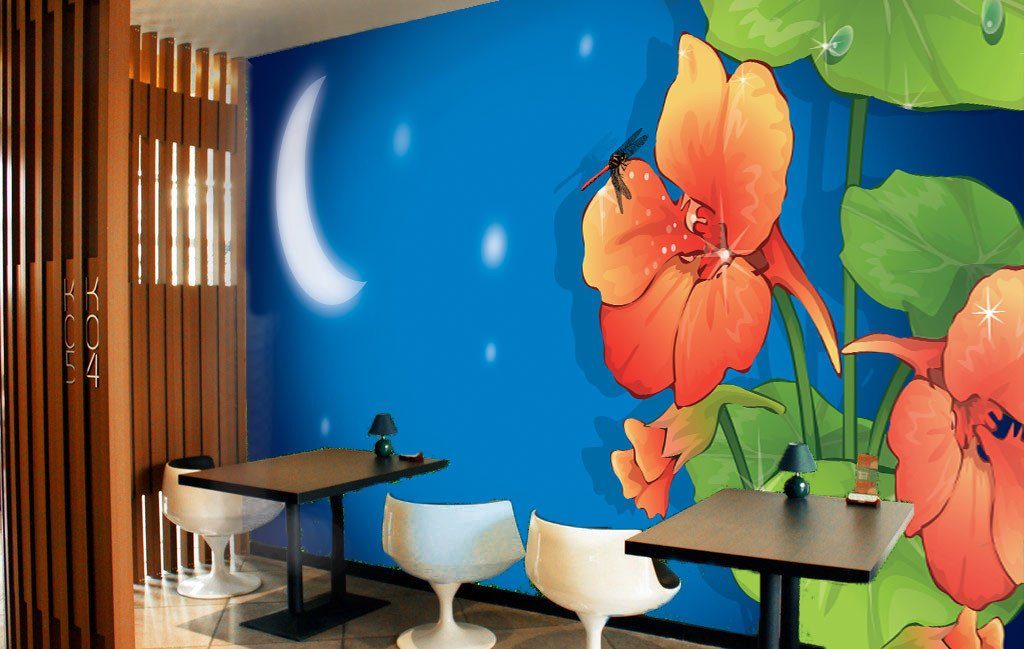 Morning Glories Wallpaper AJ Wallpaper 