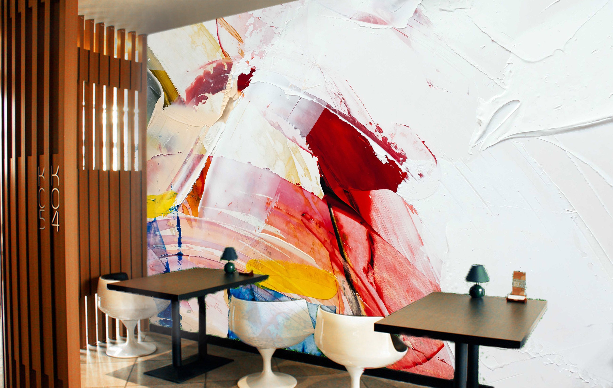 3D Abstract Paint 253 Wall Murals