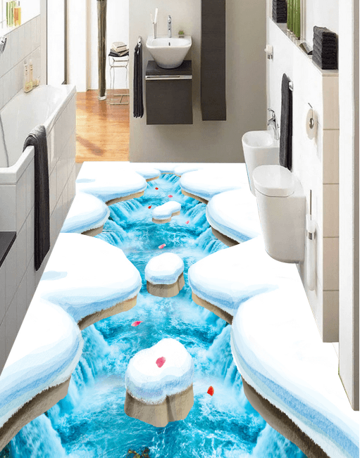 3D Snow World 339 Floor Mural Wallpaper AJ Wallpaper 2 