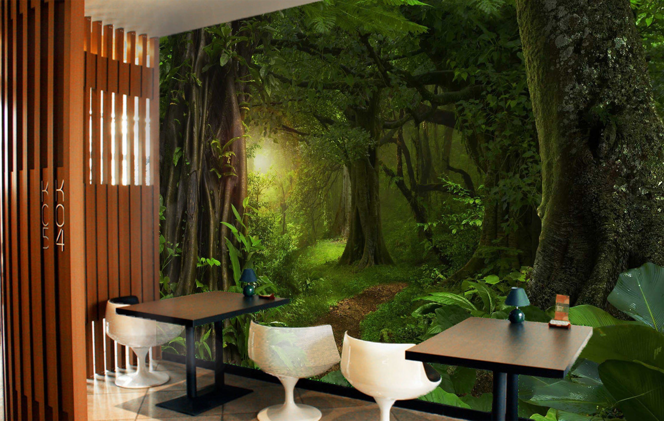 3D Deep Forest 664 Wallpaper AJ Wallpaper 