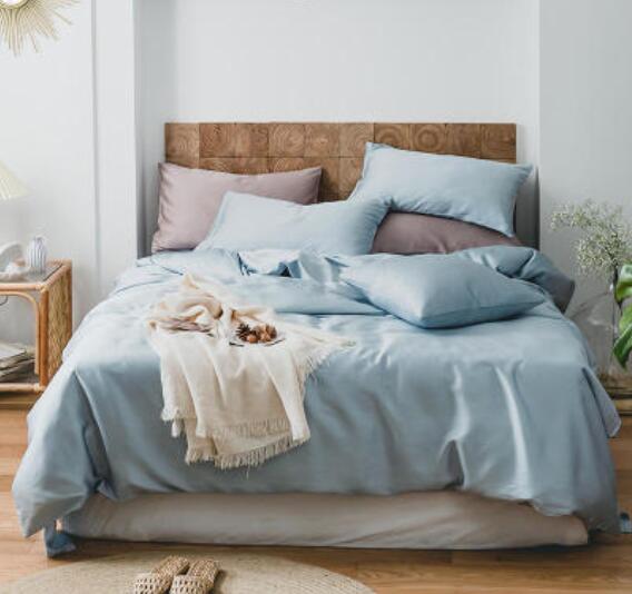 3D Light Blue 20047 Bed Pillowcases Quilt
