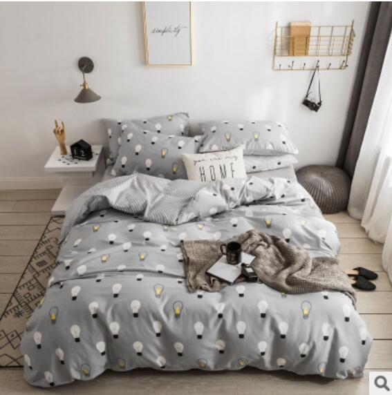 3D Gray Background Light Bulb 15078 Bed Pillowcases Quilt