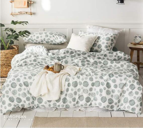 3D Gray-Green Globular 16027 Bed Pillowcases Quilt
