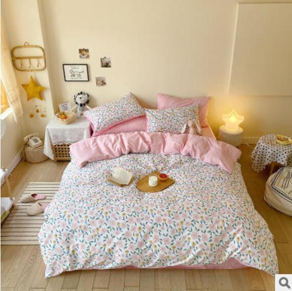 3D Pink Floral 40186 Bed Pillowcases Quilt