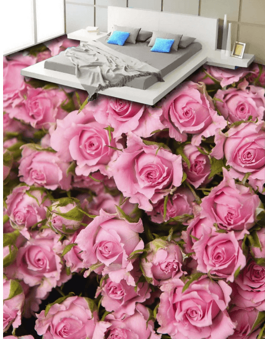 3D Rose Flower 299 Floor Mural Wallpaper AJ Wallpaper 2 