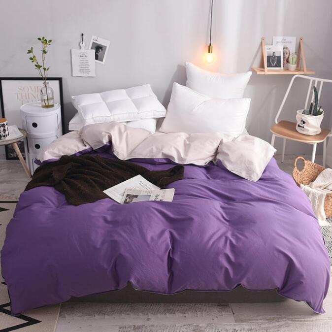 3D Purple 3087 Bed Pillowcases Quilt