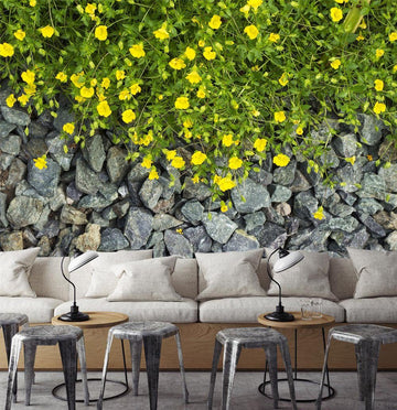 3D Yellow Flower Blossoming 824 Wallpaper AJ Wallpaper 